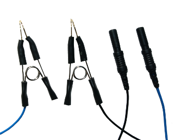 36" Disposable 24k Gold, Flat EEG Electrodes  disposable,ear clip,eeg,electrode,nuerofeedback,gold,electrode,ear,clip,scalp