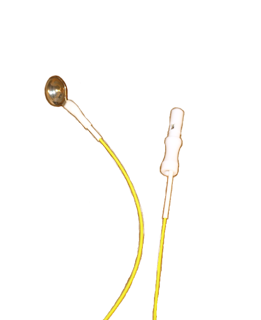 IMA 48" Solid Silver Cup Lead EEG Electrode IMA Electronics,eeg,nuerofeedback,ima,Silver,IMA,electrode