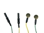 48" 24k Gold Flat Scalp EEG Electrodes  - ELT-4878-