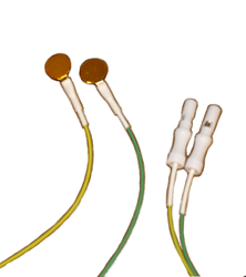 Gold Flat EEG Ear Clip Electrode