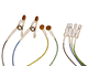 IMA 16" Gold Flat Set EEG Electrodes Electrodes, eeg, nuerofeedback, ima, gold