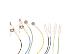 IMA 48" Solid Silver Flat Set EEG Electrodes IMA Electronics,Electrodes,eeg,nuerofeedback,ima,Silver,flat