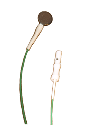Tin Flat EEG Scalp Lead (Green)