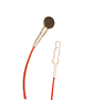 Tin Flat EEG Scalp Lead (red)
