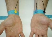 EKG™ Sensor w/wrist straps EKG,EKG Sensor,BioGraph,Infiniti,electroencephalograph, physiology,BioGraph,eeg,biofeedback,pIR,HEG,emg,hrv,bvp,semg,temperature,skin conductance,ekg,thoughttechnology,thought technology,thoughttech,thoughtech,thoughttek