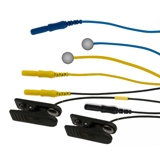 DC- EEG Mono Polar / Bi Polar Kit Mono Polar,Bi Polar,monpolar,bipolar,DC electrode, DC,silver silver chloride,Electrodes,eeg,nuerofeedback,electrodes,Thought Techology,neurofeedback supplies,biofeedback supplies,eeg supplies