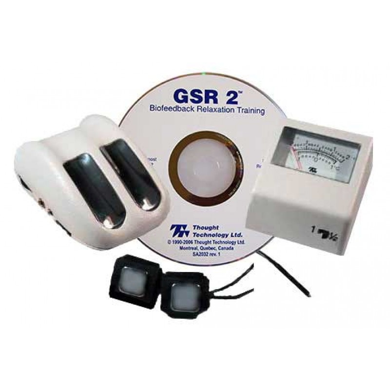 GSR/Temp2x Biofeedback Relaxation System GSR2,GSR/Temp2x,ThoughtTechnology,tension,relaxation,stress relief
